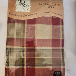 Home Goods Cotton tablecloth 60X84, Fall colors NWT